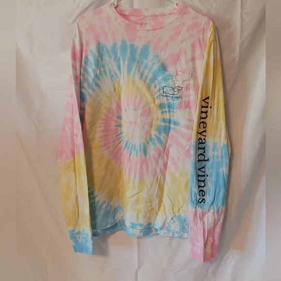 VSCO Malibu Barbie Hippie Soft Girl Retro Vineyard Vines Tie-Dye - Picture 3 of 5